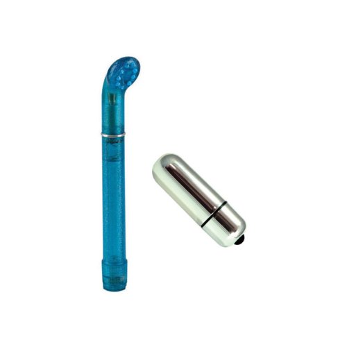 California Exotics / Swedish Erotica Clit Exciter Blue Vibrator Adult Sex Toy Kit