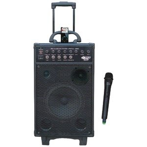 New High Quality Pyle Pro Pwma1080i Vhf Wireless Portable Pa System Echo Ipod Dock 800 Watt 8 Inch Woofer (HOME THEATRE ACCESS)