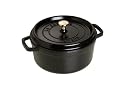 Staub ココット ラウンド 24cm ブラック 40500-241(1102425)