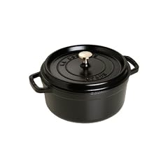 Staub 1102425 Cocotte / Br�ter rund 24 cm, schwarz