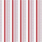 Bask Home Poplin Fitted Crib Sheet - Dotted Stripe Red