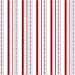 Bask Home Poplin Fitted Crib Sheet - Dotted Stripe Red