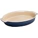 Le Creuset Stoneware 14-Inch Oval Baking Dish, Cobalt Blue
