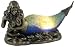 Tiffany Style Reclining Mermaid Stained Glass Lamp