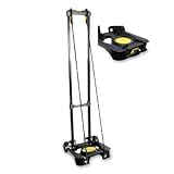 KTKLGLC70R - Luggage Folding Cart, Folded 11x3x17,Opened 11x1339,BK