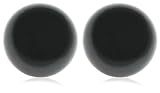 14k White Gold 10-10.5mm Tahitian Pearl Stud Earrings