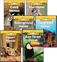 Animal Homes Science Vocabulary Readers 6-Book Set: Cave Homes, Coral Reef Homes, Desert Homes, Tree Homes, Rain Forest Homes, and Underground Homes