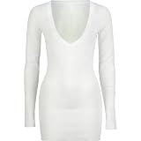 FULL TILT Womens Tunic Sweater - White