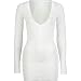 FULL TILT Womens Tunic Sweater - White