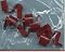 Red Hopper Wipers (four)