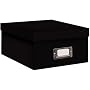 Pioneer B-1 Photo / Video Storage Box - holds over 1,100 photos up to 4" x 7" or 10 VHS videos Solid Black