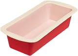 The Carefree Kitchen 2-Tone Silicone Loaf Pan, Red