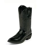 Justin® Black Trucker Boot for Men