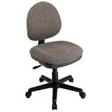 Contemporary Swivel Chair (Grey) (42 H x 22.25 W x 24.5 D)