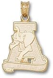 Alabama Crimson Tide Solid 10K Gold ''A'' Pendant