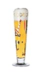 Pilsner Beer Glass, Lighthouse, Designer Color Enamel Beer Glass w/ Coaster in Gift Box