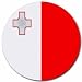 image 13 - Malta Flag Round Mouse Pad