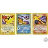 Pokemon Promo Single Card Set of All 3 Rare Legendary Birds Moltres, Articuno and Zapdos