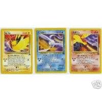 Pokemon Legendary Birds Promo Card Set
