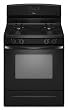 Amana 5.0 -Cubic Foot Self-Cleaning Gas Range, AGR5844VDB, Black