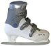 Nijdam Damen-Schlittschuhe weiß silber hellblau