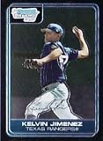 2006 Bowman Chrome Prospects BC85 Kelvin Jimenez (Baseball Cards) Texas Rangers (XRC - Extended Rookie Card)