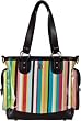 Fleurville Lexie Tote - Cocoa Stripe