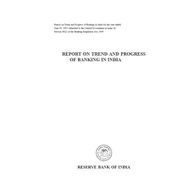 Report on Trend and Progress of Banking in India