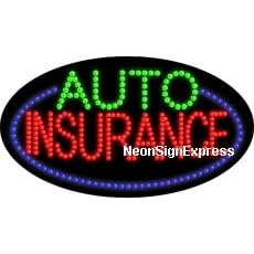 Animated Auto Insurance LED Sign