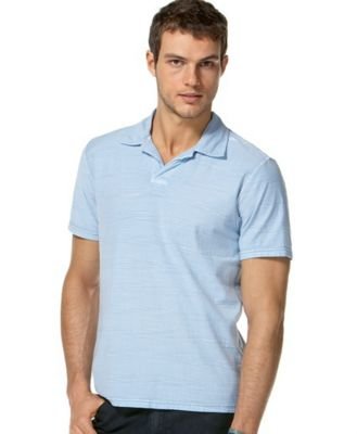 Click here to buy DKNY Jeans Stripy Slub Polo Shirt by DKNY.