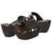 Women's Dance Clogs in Black Cheetah Color: Brown Cheetah, Size: 8
