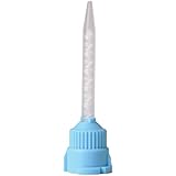 Primo Dental Products CBMT25/BW Crown and Bridge Mixing Tips, 1:1 Stem, Blue with White (Pack of 25)