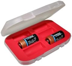 Battery Case Holds 6 CR123 Lithium 3V Batteries PC Card 5018LC