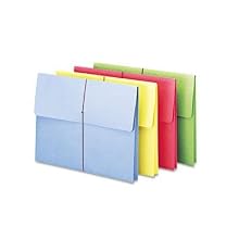 Smead Wallet, 11.25 x 9.5 Inches, 2-Inch Expansion, Assorted Colors, 50 per Box (77251)