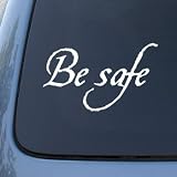 Buy : BE SAFE - Twilight - Vinyl Car Decal Sticker #1795 | Vinyl Color: White