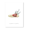 BUY : Tokyo Milk Objects to Desire Greeting Card My heart on a platter