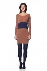 Polyamide/Wool Scoop Neck  Dress