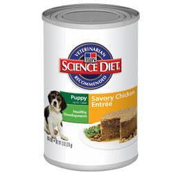Hill's Science Diet Puppy Healthy Development Savory Chicken Entree Dog Food - 13-Ounce Can (Pack of 12)
