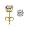 14K Yellow Gold, Round, Diamond Stud Earrings (1/2 ctw, G-H Color, SI1-I2 Clarity)