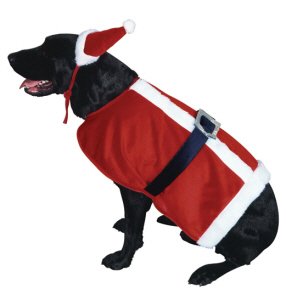Santa Claus Pet Christmas Costume Size Large