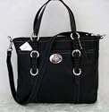 Coach Black Chelsea Black Leather Handbag - 14015 Black