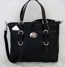 Coach Black Chelsea Black Leather Handbag - 14015 Black