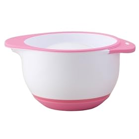Fiesta Products 1-1 2-Quart Base Mixing Bowl with Lid, Pink by Harold Import Company, Inc.