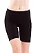 Clothes Effect Ladies Black Mid Thigh Cotton Spandex Active Shorts