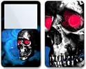 Demon Skull Design Skin Decal Sticker for Apple iPod video 30GB/ 60GB/ 80GB Player