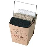 Now Designs Set of 3 Waffle Weave Dish Cloths, Oyster Series