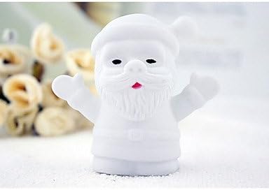 Christmas Gifts Santa Claus Shaped Night Lamp Vinyl 4*4*7cm