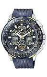 31hE1K0 %2B5L. SL160  Citizen Mens JY0064 00L Eco Drive Blue Angels Skyhawk A T Chronograph Rubber Strap Watch