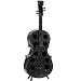 Cello Shaped Wood Wine Rack 54 inch