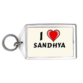 I Love Sandhya Keychain
